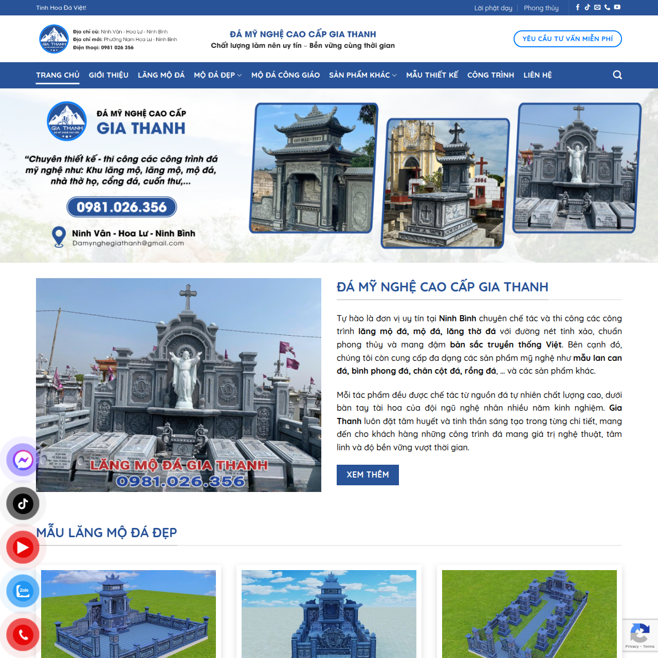 Website đá mỹ nghệ